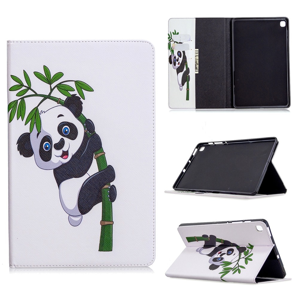Case Samsung Galaxy Tab S6 Lite 10.4 SM-P610 P615 P617 #เคสฝาพับหนัง PU พิมพ์ลาย Cartoon Animal PU Leather Case Stand Cover
