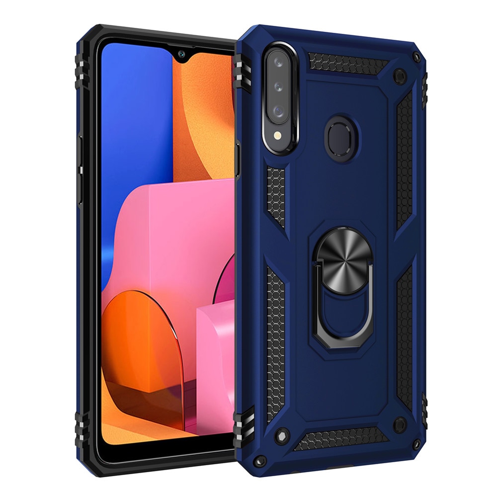 เคส Samsung galaxy A20s #เคสฝาหลัง Hybrid TPU+PC มีแหวนสวมนิ้ว