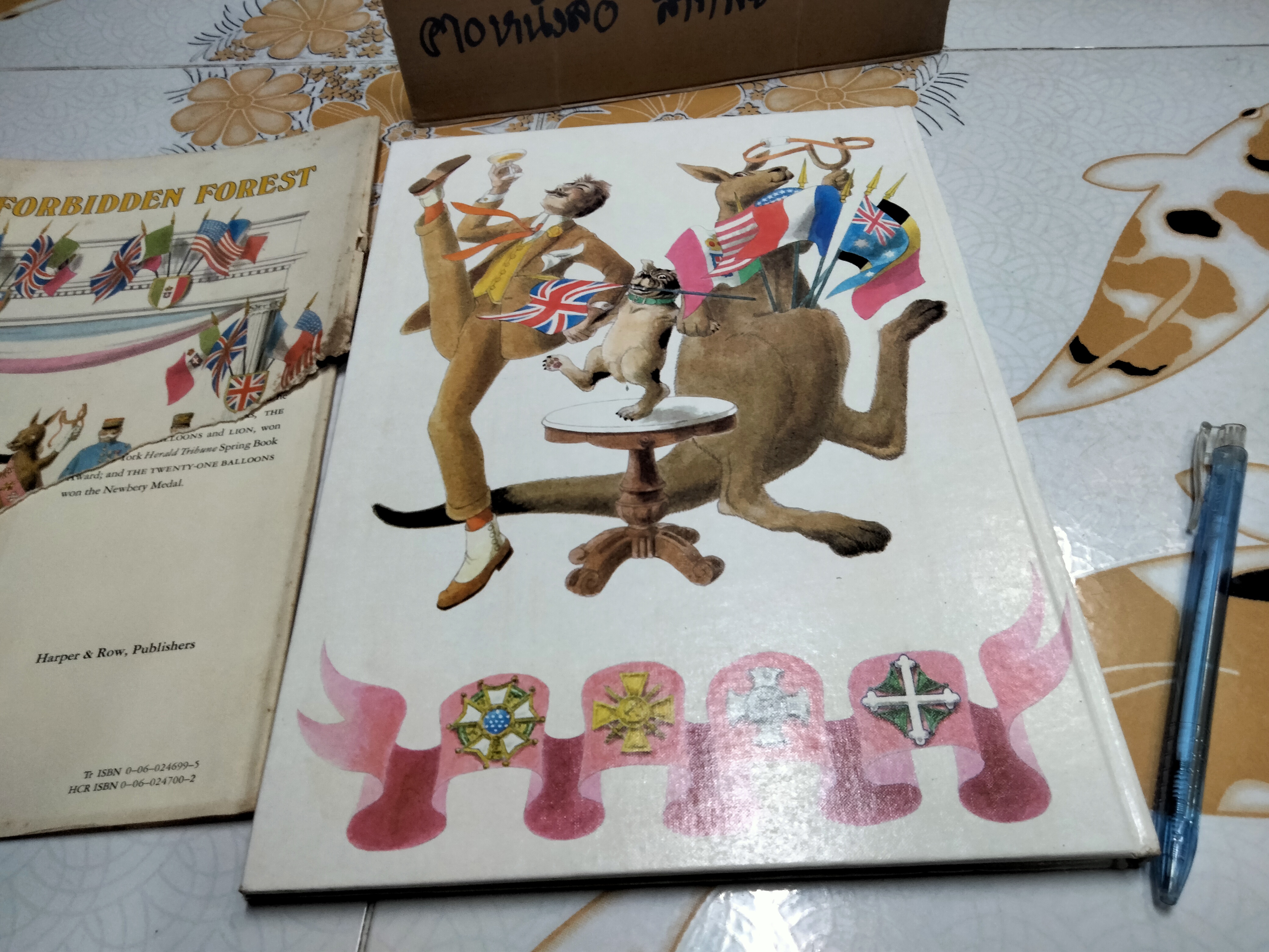 THE FORBIDDEN FOREST - William Pène du Bois (ใบหุ้มปกขาด)