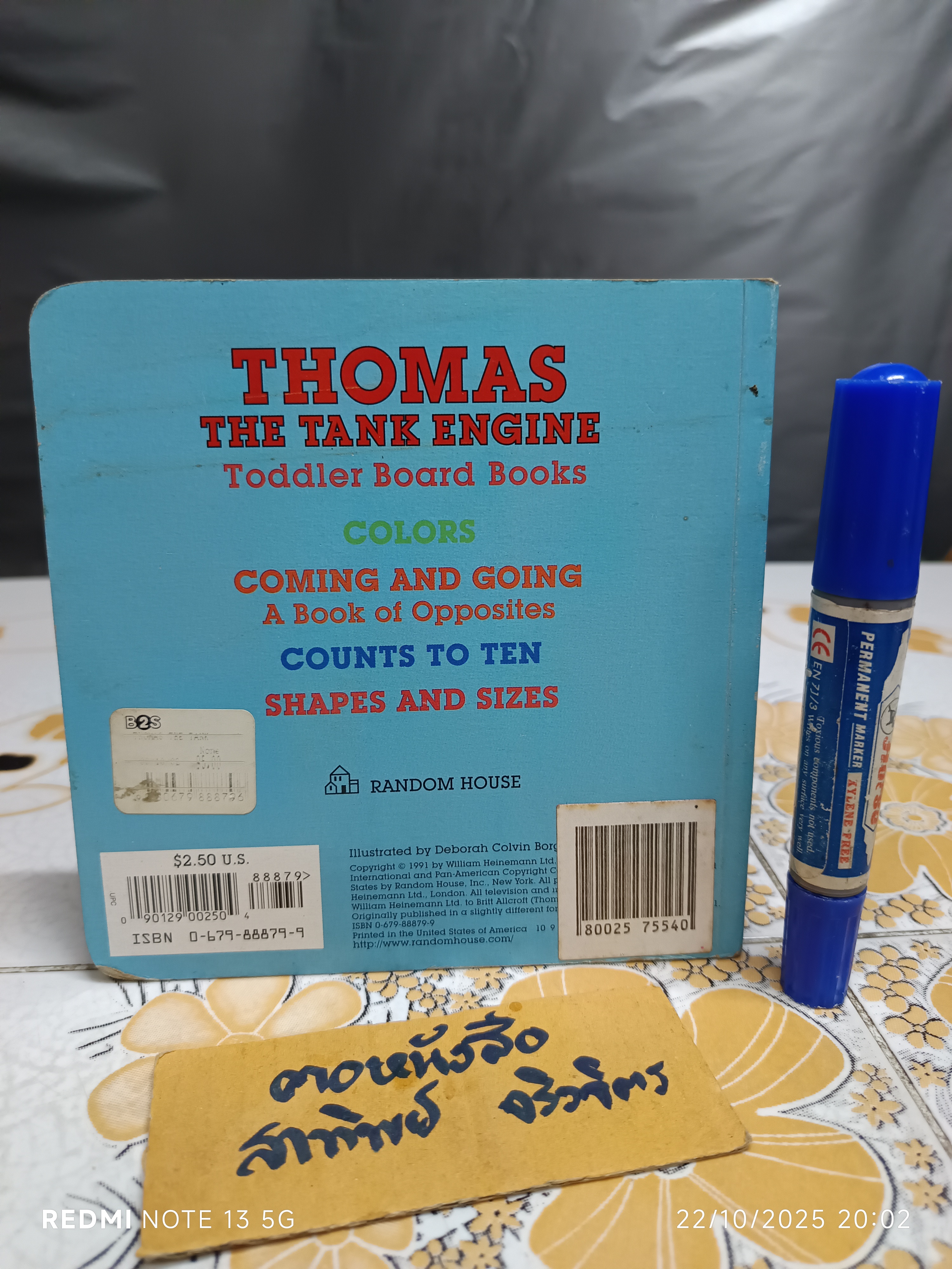 Thomas the Tank Engine Counts to Ten Based on The Railway series by the Rev. W. Awdry.