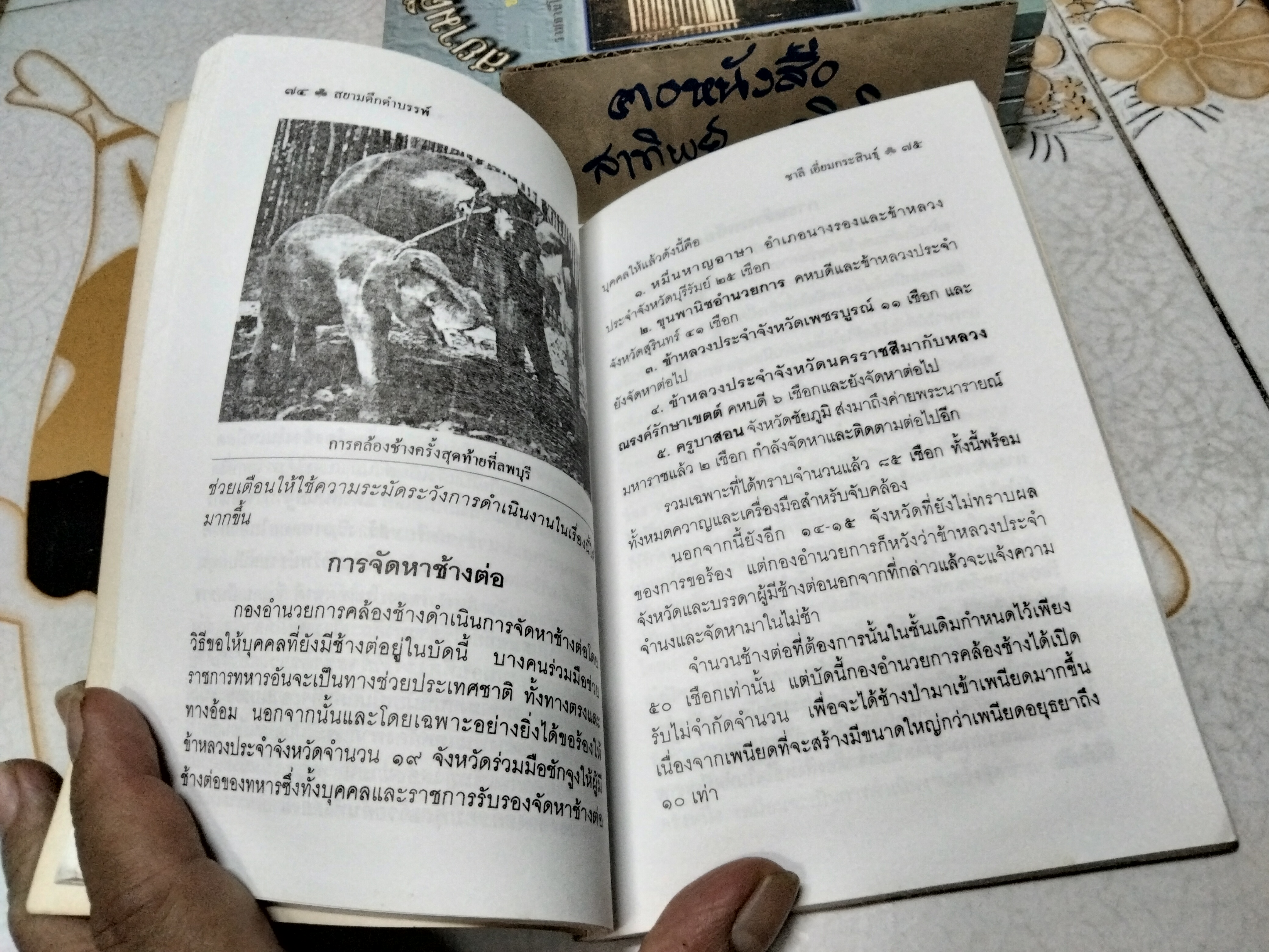 สยามดึกดำบรรพ์ โดย ชาลี เอี่ยมกระสินธุ์ พิมพ์ปี พ.ศ.2539