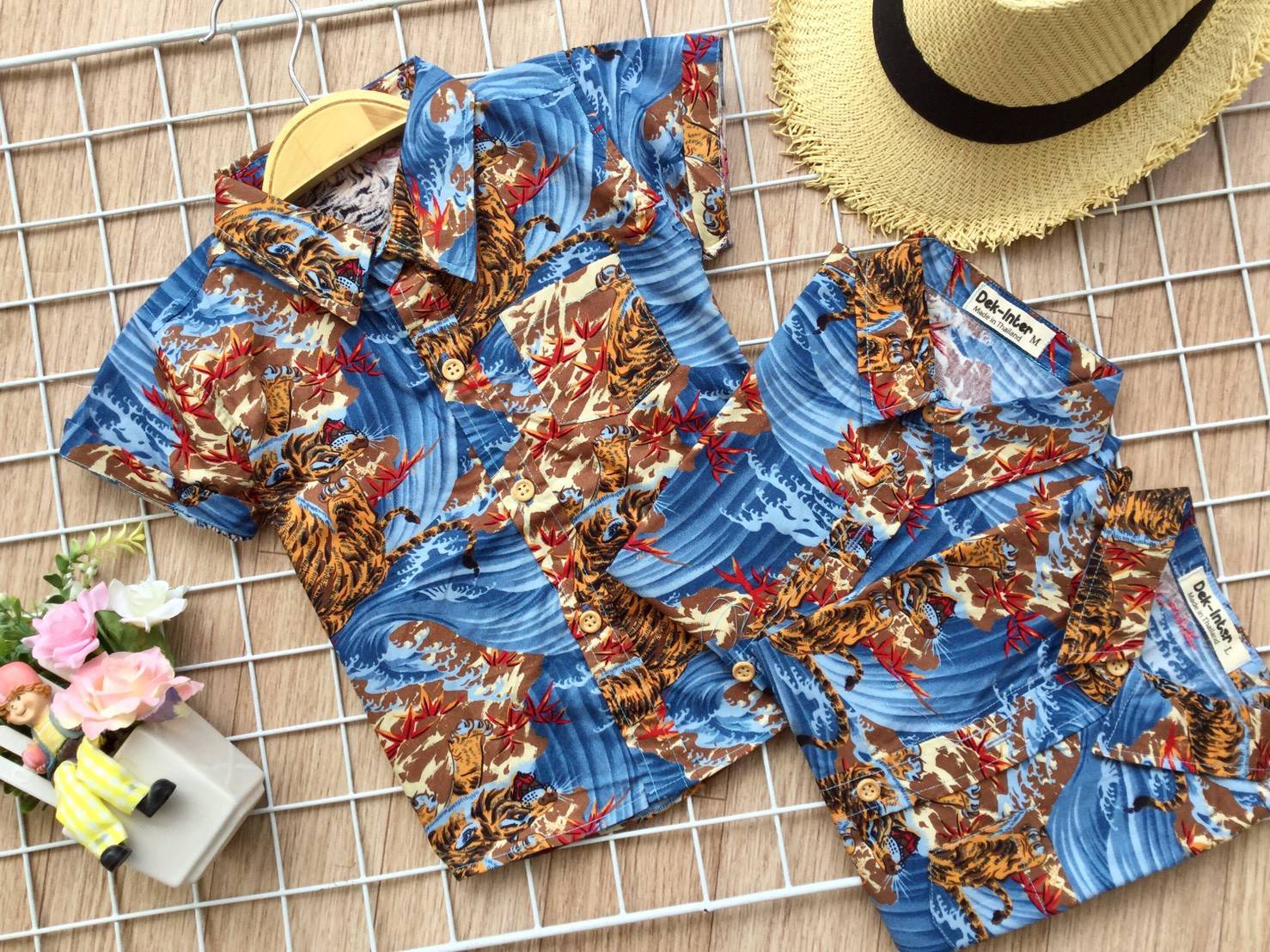 เสื้อเชิ้ตเด็ก สไตล์วินเทจ