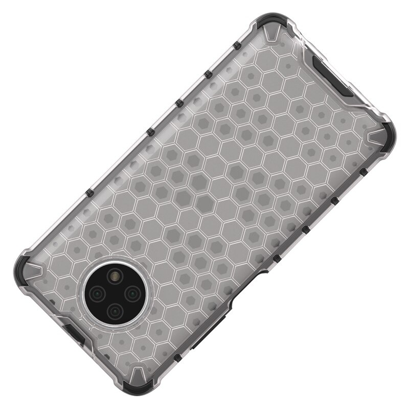 เคส Redmi Note 9T 5G #เคสฝาหลังกันกระแทก Honeycomb Shock Absorber TPU + PC + Silicone Hybrid