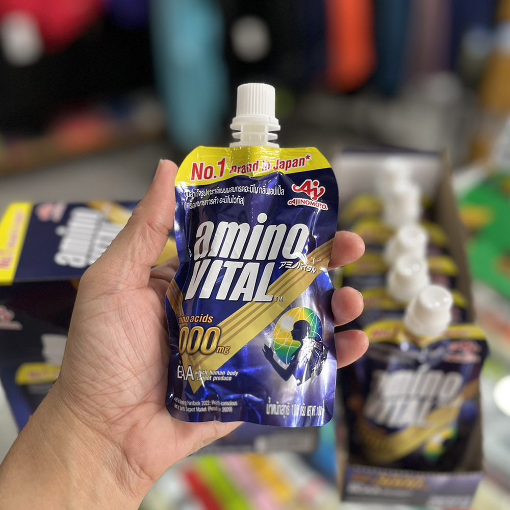 amino VITAL อะมิโน ไวทัล เจลพลังงาน 110 กิโลแคลลอรี่สำหรับออกกำลังกาย (Z19)