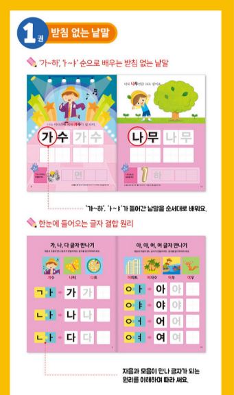 สมุดแบบฝึกเขียนอักษรเกาหลี Fun and Fast Hangul Writing Set (4เล่ม/ชุด) 재미있고 빠른 한글 쓰기 세트 Fun and Fast Hangul Writing Set (4Vols./Set)