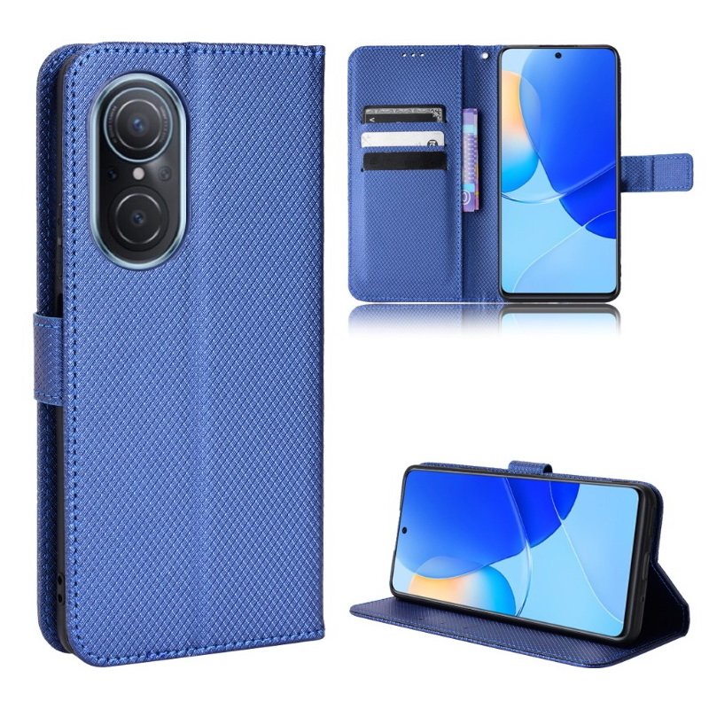 เคส Huawei Nova 9 SE #เคสฝาพับแบบกระเป๋าสตางค์หนัง PU มีช่องใส่บัตร Leather Wallet Card Holder Phone Cover