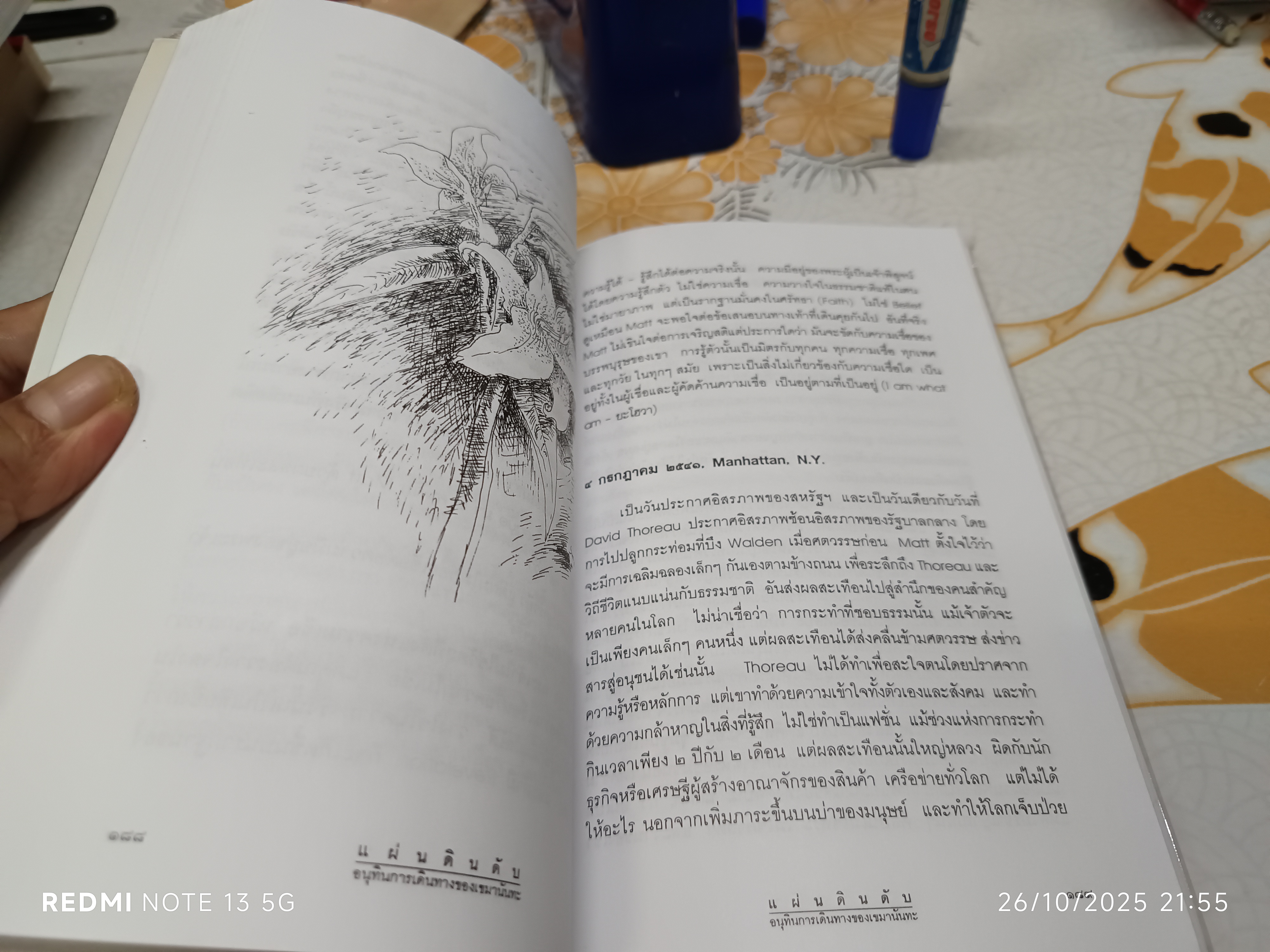 แผ่นดินดับ โดย เขมานันทะ พิมพ์ครั้งแรก พ.ศ. 2543 สำนักพิมพ์ศยาม อนุทินการเดินทางของเขมานันทะ