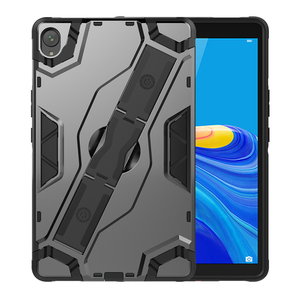 Case Huawei MediaPad M6 10.8 #เคสฝาหลังแท็บเล็ตกันกระแทกมีที่สวมนิ้ว Shield Style Strap Kickstand