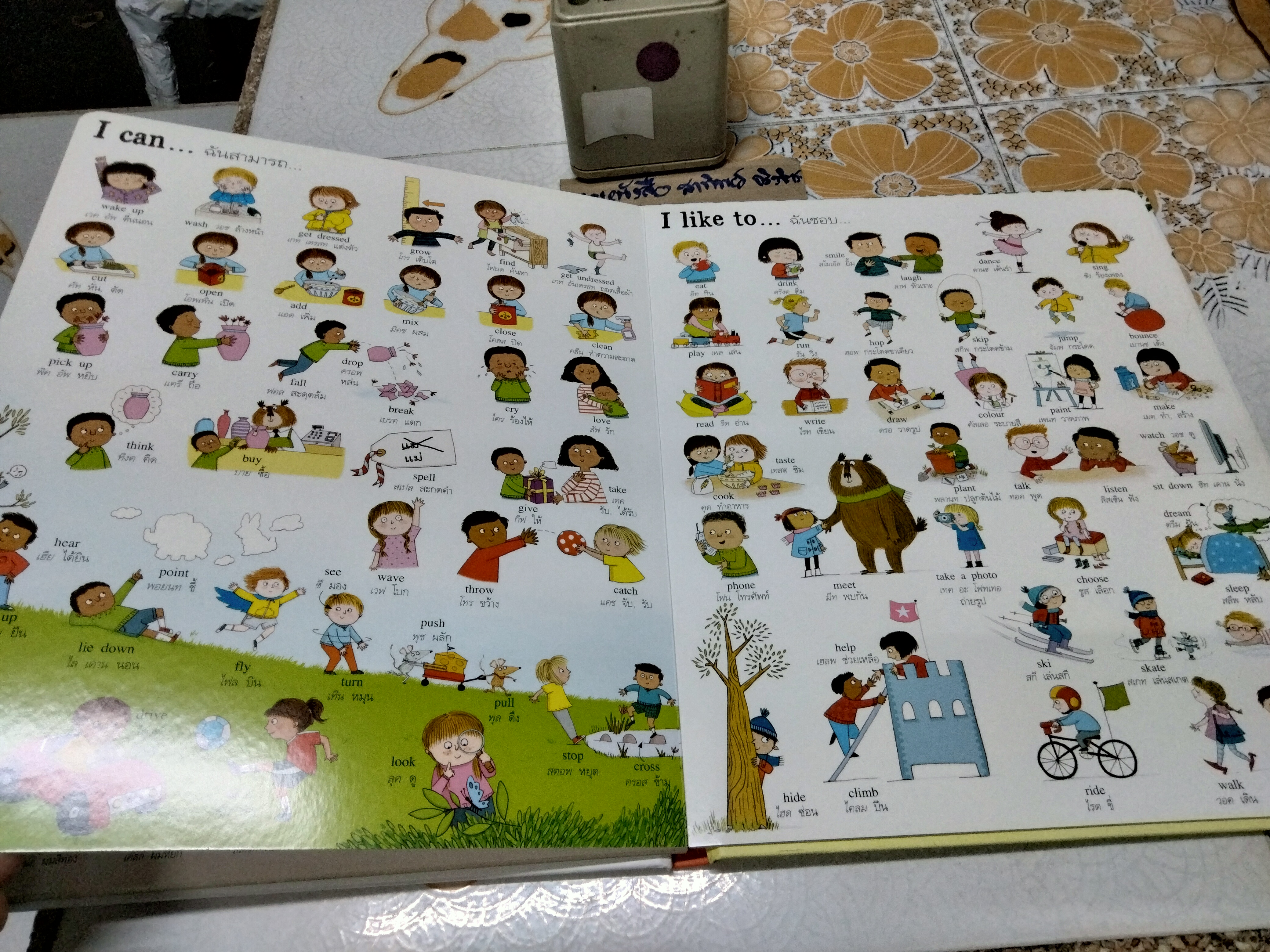 พจนานุกรมภาพ อังกฤษ-ไทย สำหรับคุณหนู ผู้แต่ง ไมรี แมคคินนอน, เคทไฮนด์ลีย์ สำนักพิมพ์ แพรวเพื่อนเด็ก พิมพ์ครั้งที่ 3/2561