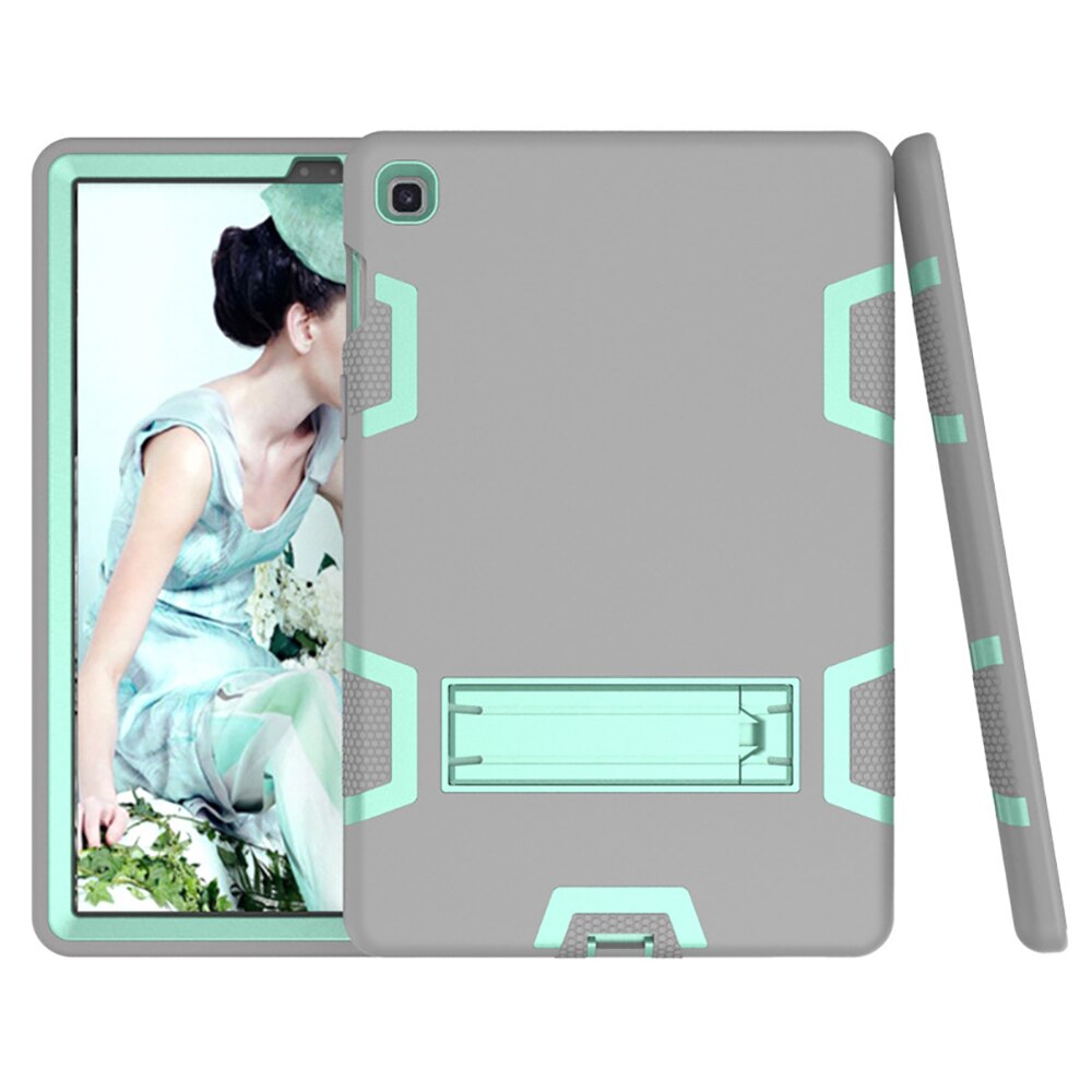 Case Samsung Galaxy Tab S5e SM-T720 #เคสฝาหลังกันกระแทก Kickstand PC Silicone Armour Defender