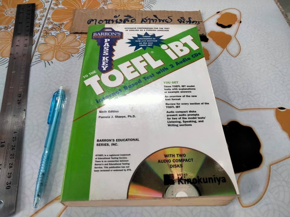 TOEFL IBT , BARRON'S 6th Edition (เล่มเล็ก แผ่นซีดีครบ)