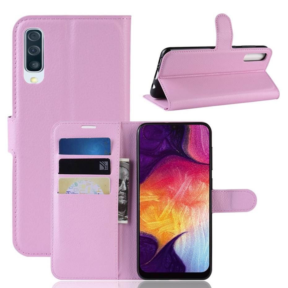 เคส Vivo Y19 #เคสฝาพับสไตล์กระเป๋าสตางค์หนัง PU ผิวลิ้นจี่