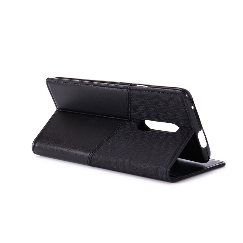 Case Oneplus 7 Pro #เคสแบบฝาพับ MUXMA หนัง PU ออกแบบสีทูโทนมีช่องเสียบบัตร PU Leather Magnetic Wallet