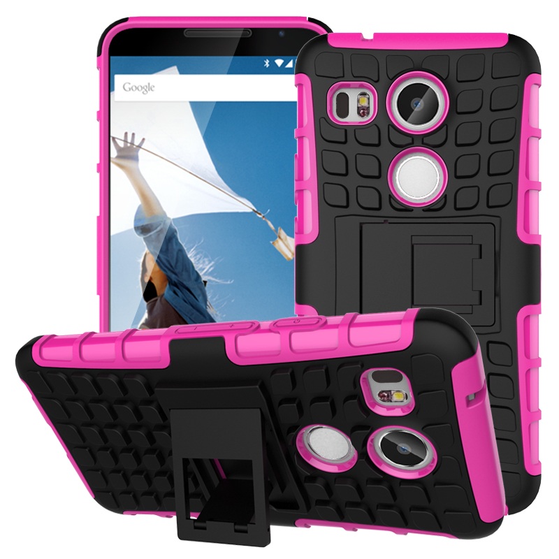 Case LG Nexus 5X เคส TPU PC Hybrid Case พร้อม Kickstand กันลื่นได้ดี สีสันสวยงาม