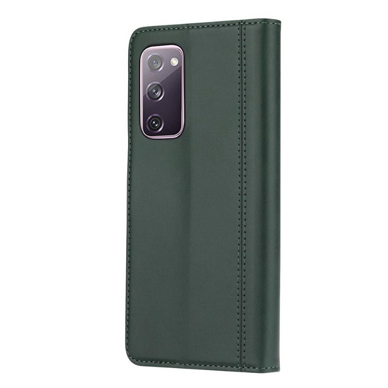 เคส Samsung Galaxy S20 FE / S20 FE 5G #เคสฝาพับหนัง PU สไตล์กระเป๋าสตางค์พร้อมช่องใส่การ์ด Multi-Card Slots Wallet Casing PU Leather Case Magnetic Buckle Book Flip Cover