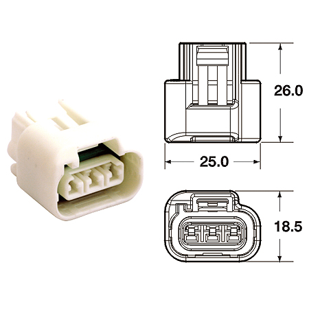 ปลั๊กต่อสายไฟในรถยนต์ AUTOMOTIVE CONNECTORS,090 FRKW FW SERIES SEALED 2sqmm