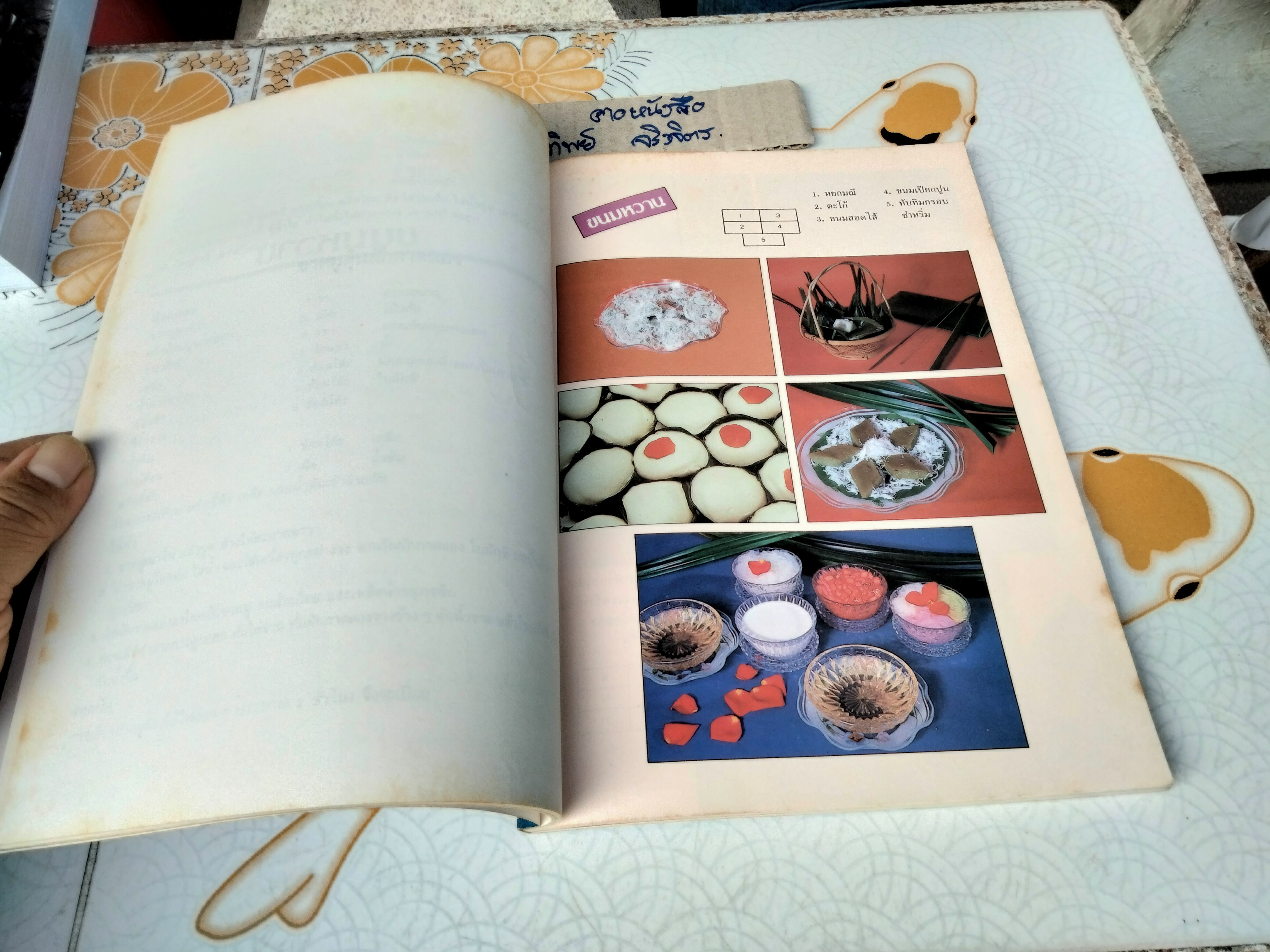 อาหาร-ขนม โดยอาจารย์เสริมพร สาตรพันธุ์ แห่งวิทยาลัยสารพัดช่างพระนคร **สินค้าหมด**