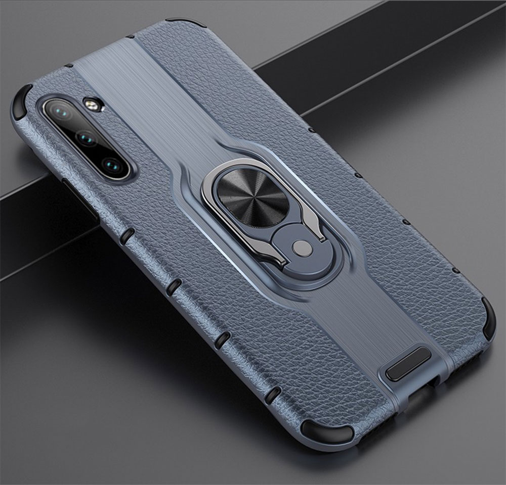 Case Samsung Galaxy Note 10 #เคสฝาหลังไฮบริดมีแหวนสวมนิ้ว Detachable Ring Holder Kickstand PC TPU Combo Case