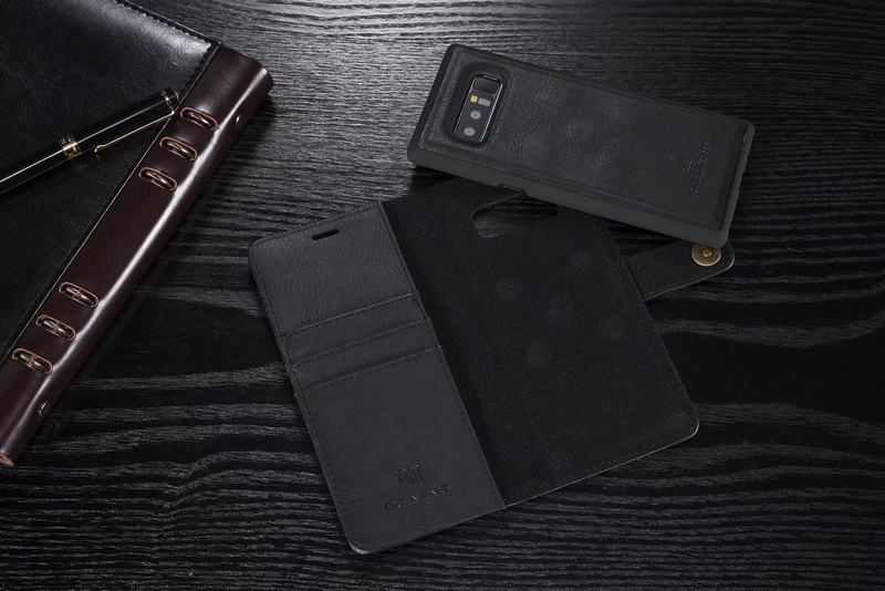 เคส Samsung Galaxy Note 8 SM-N950 #เคสฝาพับสไตล์กระเป๋าสตางค์แบบแยกส่วน DG.MING Detachable 2-in-1 Wallet Split Leather