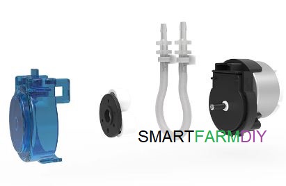 ปั้มดูดจ่ายผสมปุ๋ย Peristaltic Pump 6V/ 12V/ 24V Mini Sweep Robot DC Gear Pump