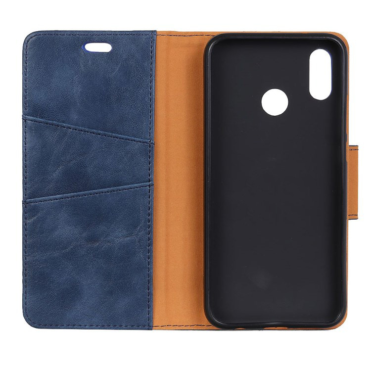 Case Xiaomi Mi A2 Lite #เคสฝาพับหนังแยกคุณภาพดี Crazy Horse Split Leather Wallet