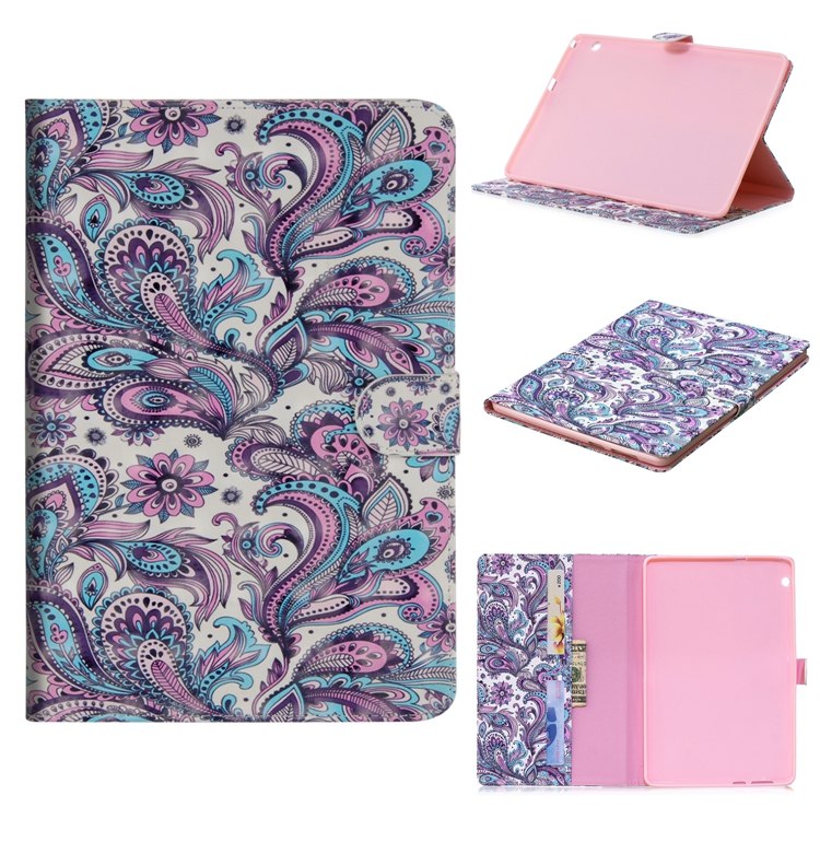 เคส Huawei MediaPad T3 10 #เคสฝาพับหนัง PU พิมพ์ลวดลาย Pattern Printing Wallet Stand