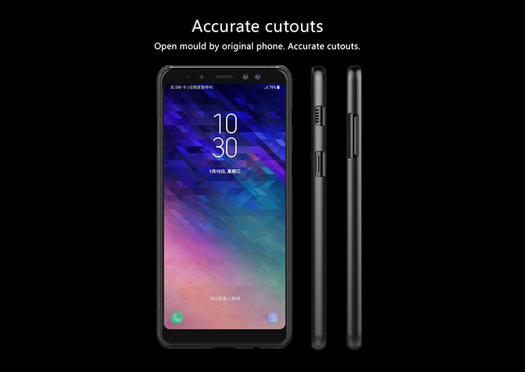 เคส Samsung Galaxy A8 (2018) #เคสฝาหลัง NILLKIN แท้รุ่น Air Series Matte Shield PC