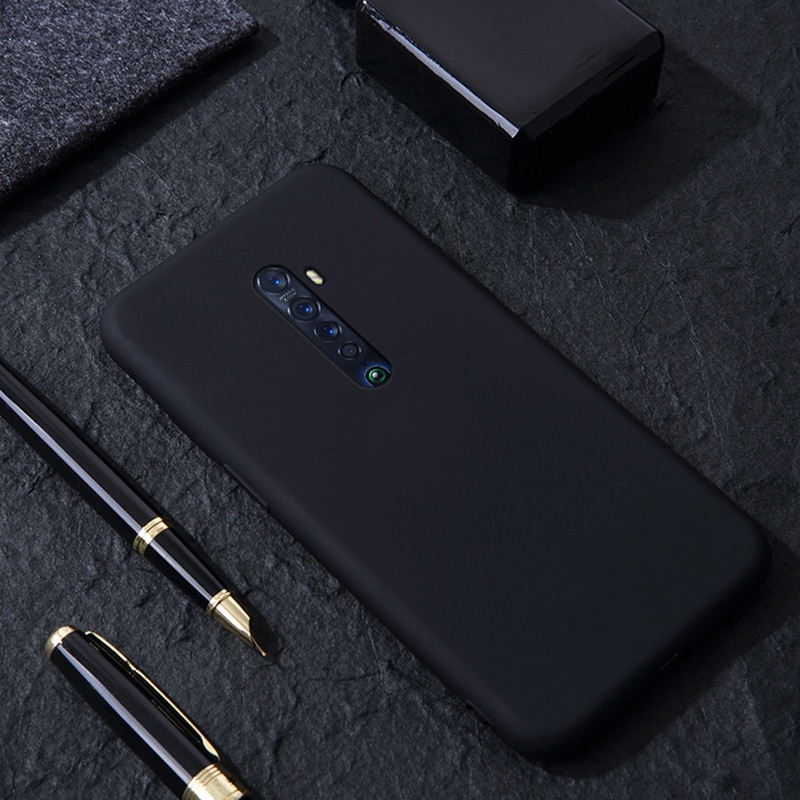 Case Oppo reno 2F #เคสฝาหลังซิลิโคนนิ่ม Liquid Silicone Back Case