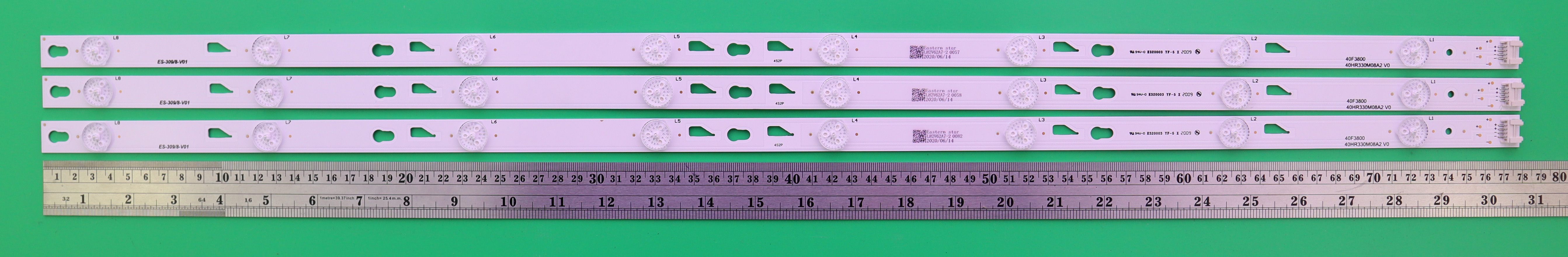 TCL 40F3800 40HR330M08 LED40S3800*LED40D2720 LED40D2730 8 LED X3 แถว
