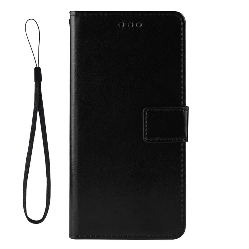เคส iPhone 13 mini#เคสฝาพับหนัง PUผิวหนังม้า มีแถบปิดแม่เหล็กแบบกระเป๋าสตางค์ Crazy Horse Wallet Leather Protective Cover with Stand