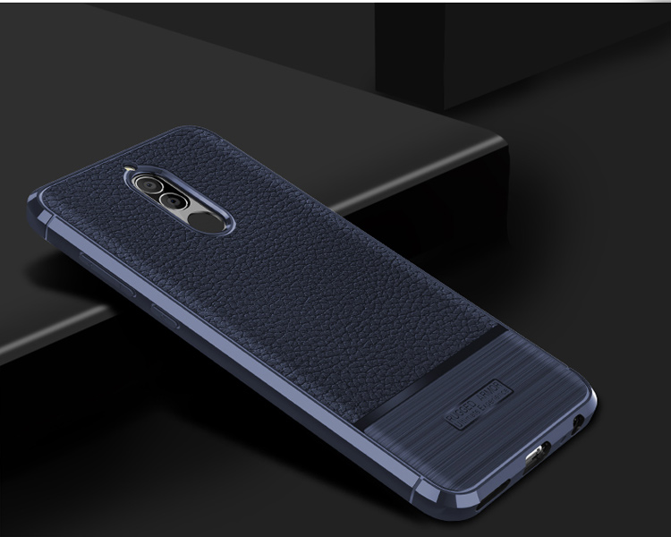เคส Huawei Nova 2i #เคสฝาหลัง TPU ผิวลิ้นจี่กันลื่นเคสคุณภาพดีราคาถูก พร้อมส่ง