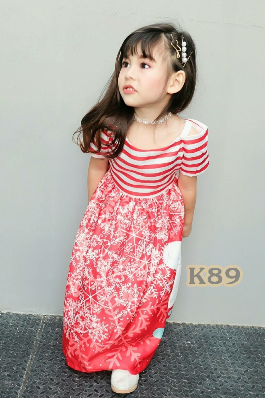 เดรสคริสต์มาส สำหรับเด็กอายุ 4 ถึง 15 ปี