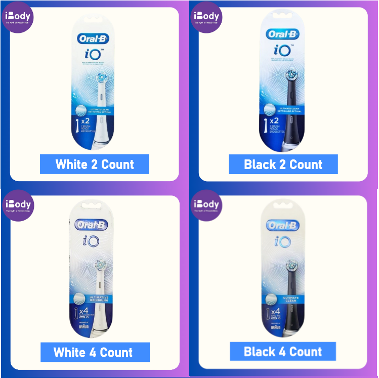 ออรัล-บี ไอโอ หัวแปรงสีฟันไฟฟ้า iO™ Ultimate Clean Replacement Brush Heads (Oral-B®)