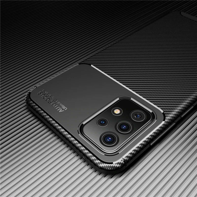 Case Samsung Galaxy A53 5G#เคสฝาหลังนิ่ม Carbon Fiber Anti-drop TPU Protection