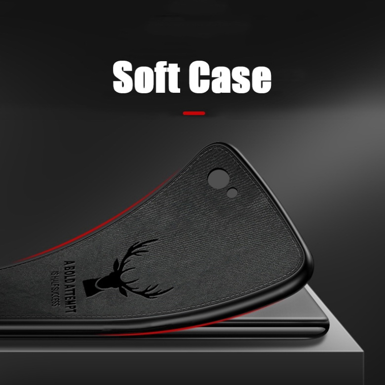 Case Xiaomi Mi Note 10 Lite #เคสฝาหลังเคลือบผิวผ้า PC + TPU Retro Velvet Cloth Coated