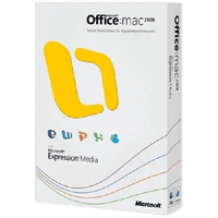 Microsoft Office:mac 2008 ( 1 CD )