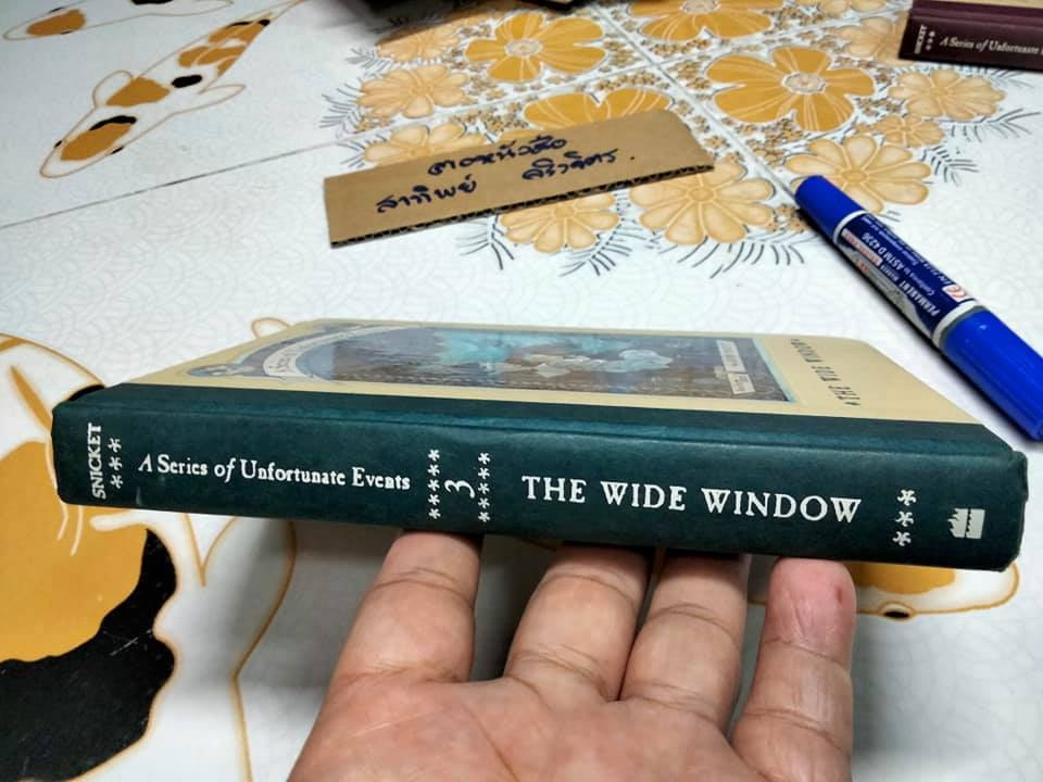 THE WIDE WINDOW (เล่มที่ 3) A SERIES OF UNFORTUNATE EVENTS ฉบับภาษาอังกฤษ