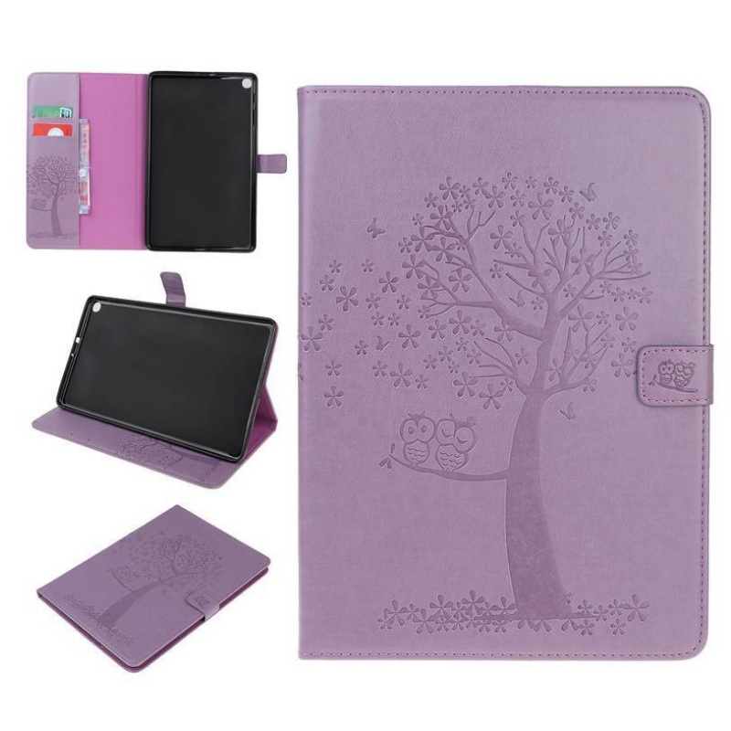 เคส Samsung Galaxy Tab S5e SM-T720 SM-T725 #เคสฝาพับหนัง PU พิมพ์ลาย Imprinted PU Leather Cover