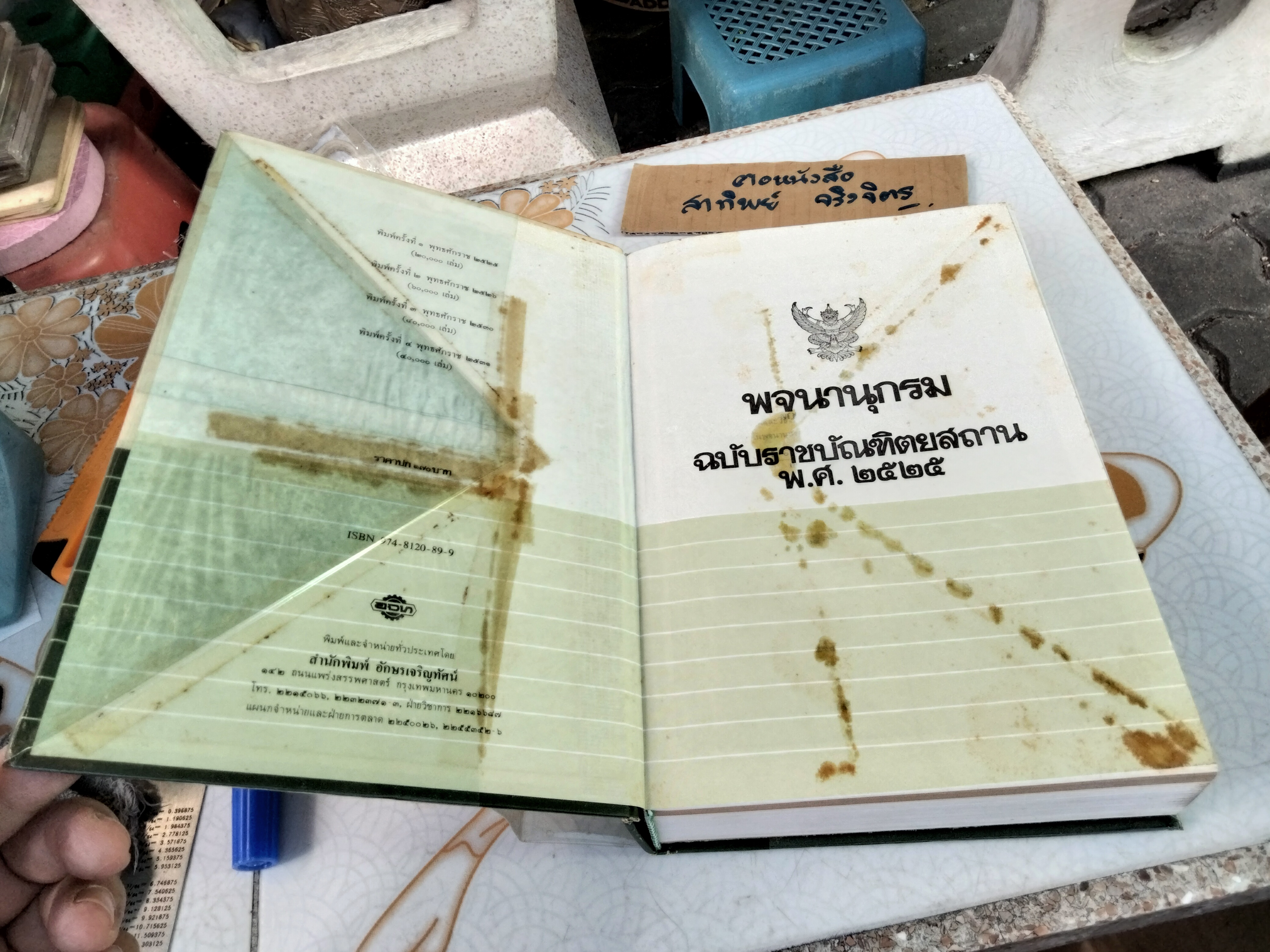 พจนานุกรม ฉบับราชบัณฑิตยสถาน พ.ศ. 2525 - พิมพ์ครั้งที่ 4/2531