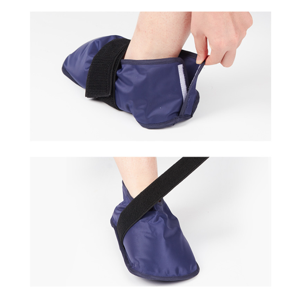 เจลประคบร้อนเย็นแบบสวมเท้ามีสายรัด ขนาด 14 X 29 cm (ZZ4)