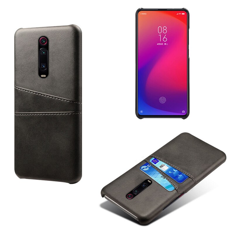 เคส OnePlus 7 Pro #เคสฝาหลังหุ้มหนัง Double Card Slots PU Leather Coated