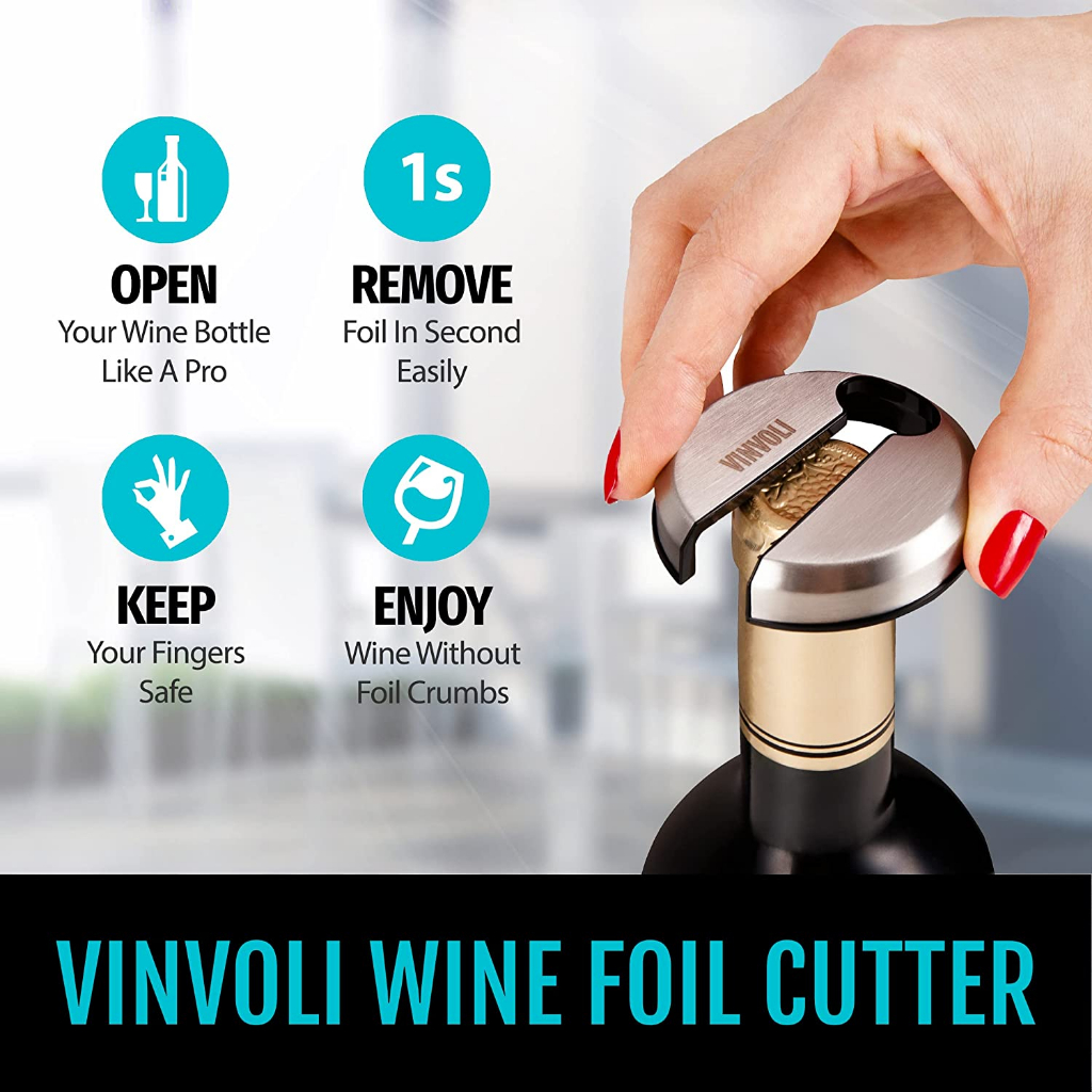 (Vinvoli) Luxury Wine Foil Cutter, WFC1 ที่ตัดฟอยล์ไวน์ อุปกรณ์เสริมที่เปิดขวดไวน์