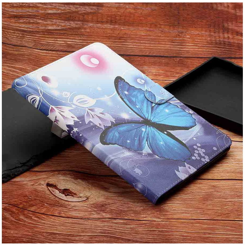 เคส Samsung Galaxy Tab A 8.0 2019 SM-T290 T295 T297 #เคสฝาพับหนัง PU พิมพ์ลายการ์ตูน Pattern Printing PU Leather Flip
