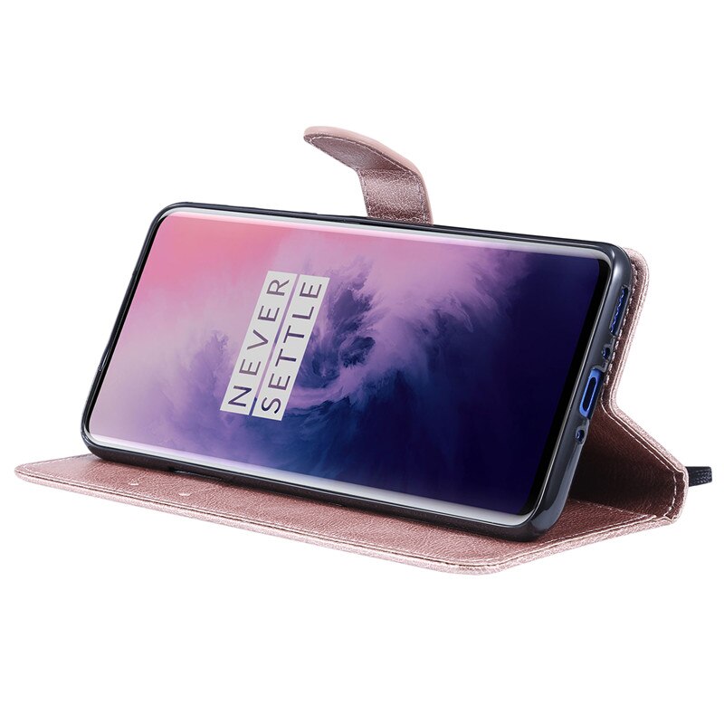 Case OnePlus 7 Pro #เคสฝาพับหนัง PU แบบกระเป๋าสตางค์ Wallet Leather Stand Case