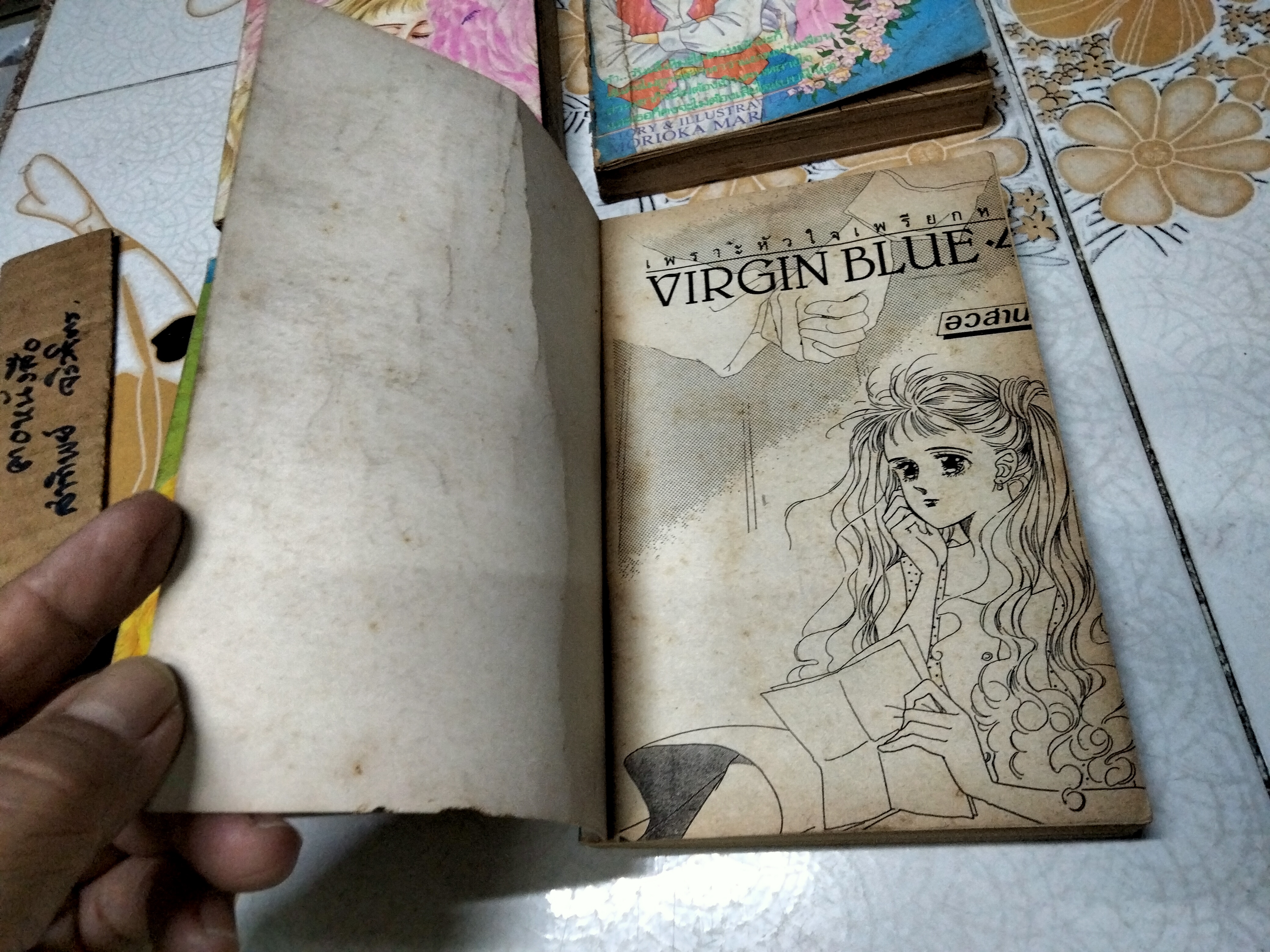 เพราะหัวใจเพรียกหา VIRGIN BLUE (4 เล่มจบ) สภาพพอใช้ **สินค้าหมด**