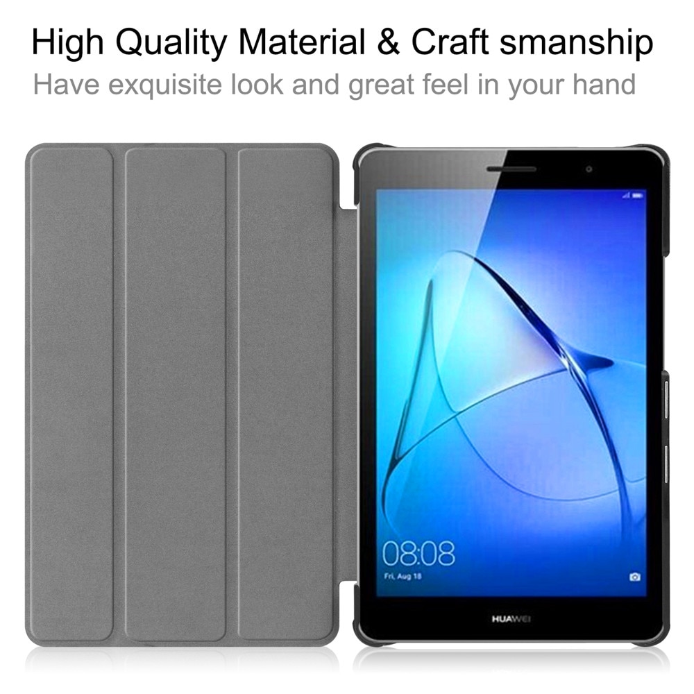 Case Huawei MatePad T8 8 นิ้ว #เคสแบบฝาพับหนัง PU พิมพ์ลาย Patterned Tri-fold Stand Leather Case