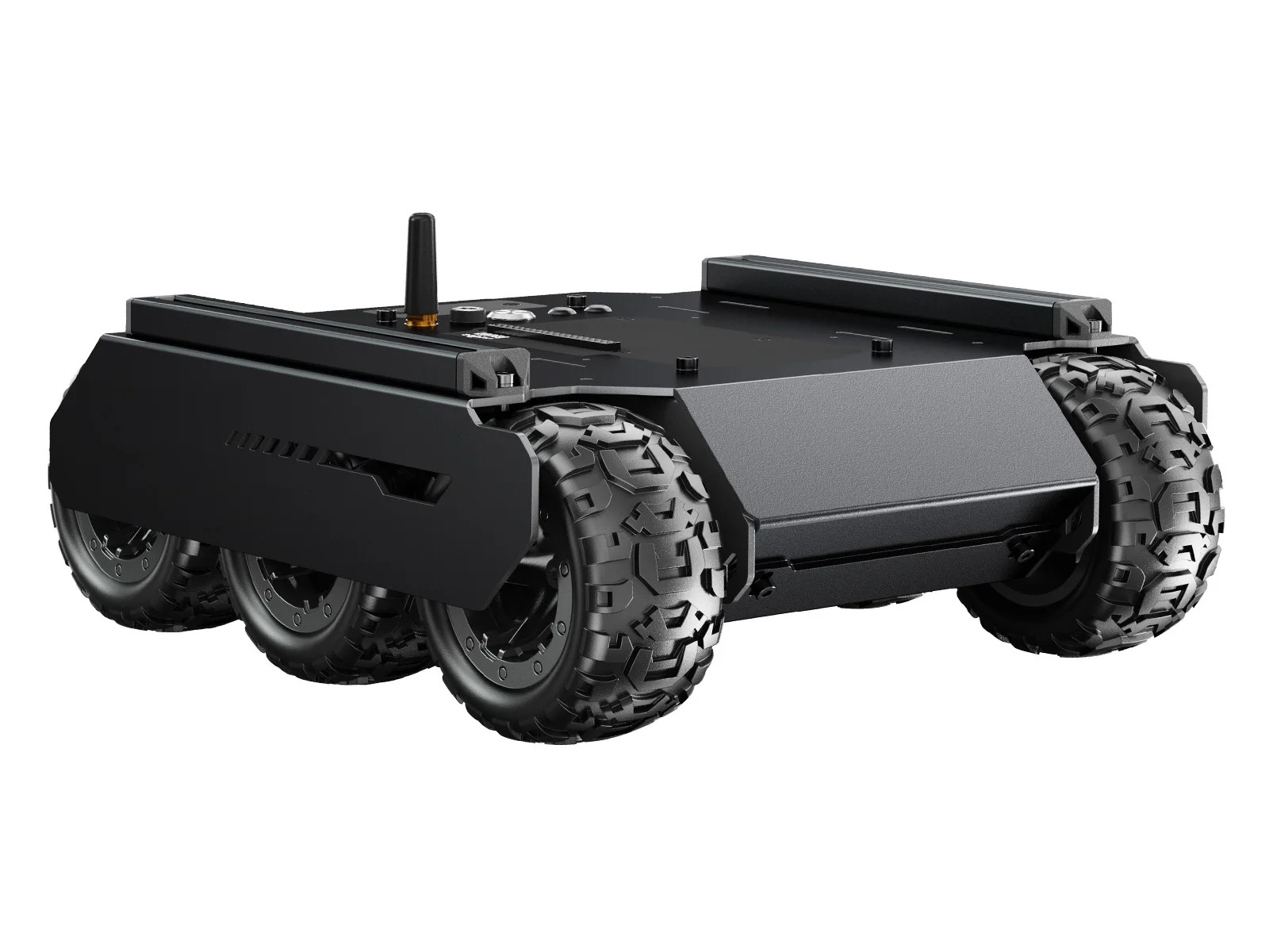 Waveshare Flexible and Expandable 6x4 Offroad, with Optional Rails and ESP32 Slave Computer, 6 Wheel 4WD Mobile Robot