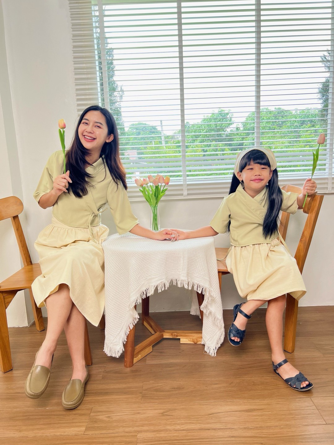 ชุดคู่แม่ลูก สไตล์มินิมอล