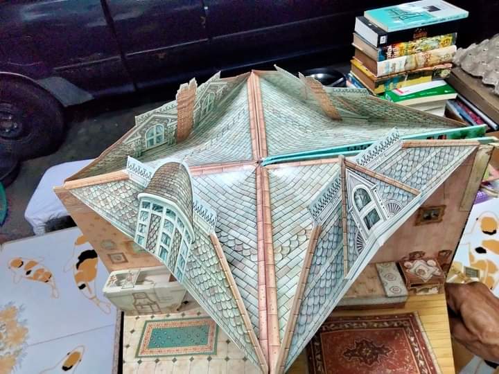 VICTORIAN DOLL HOUSE บ้านตุ๊กตากระดาษ 3 มิติ ทรงวินเทจ 1890 **สินค้าหมด **