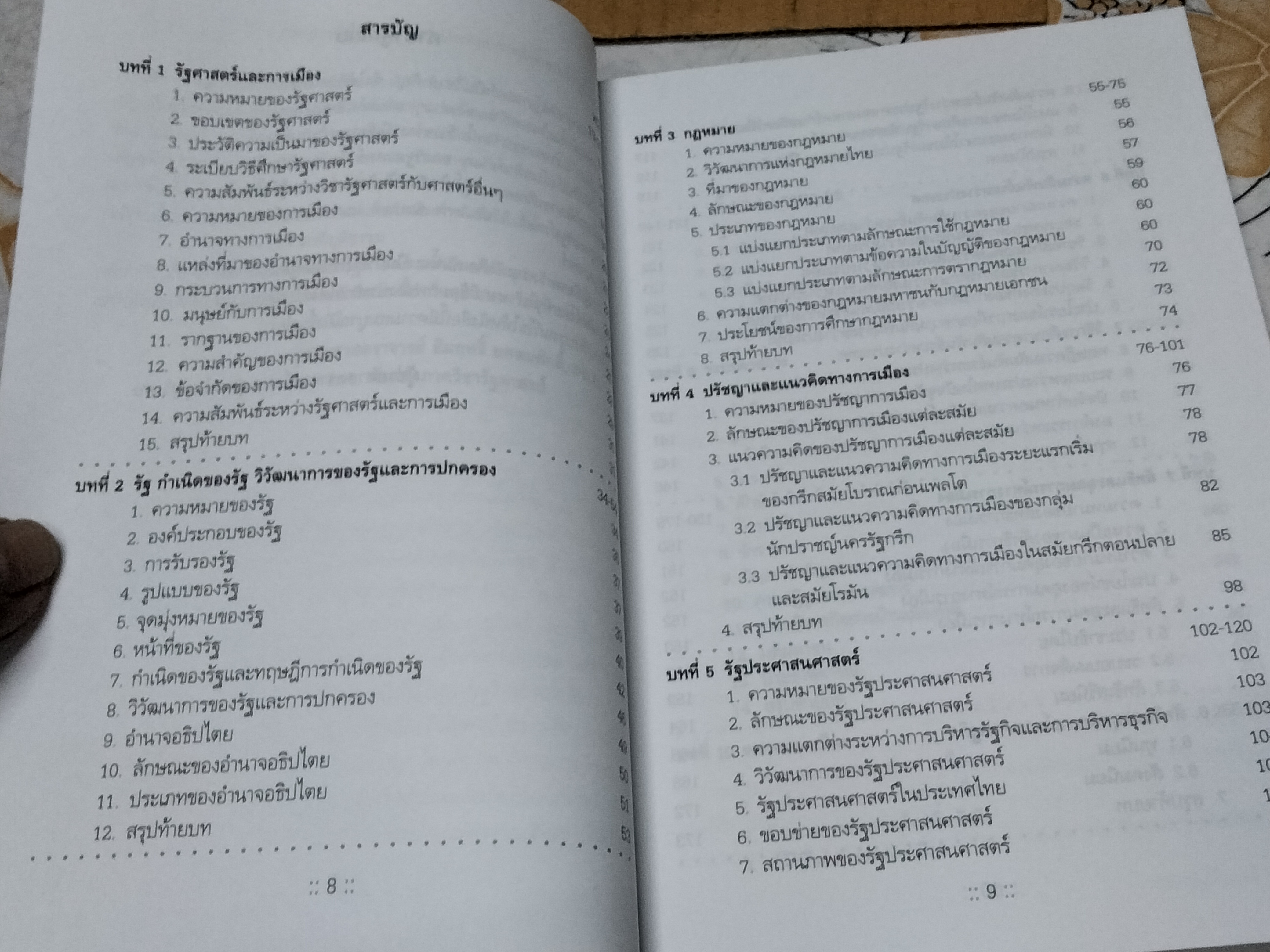 หลักรัฐศาสตร์ โดย สุพจน์ บุญวิเศษ พิมพ์ครั้งแรก พ.ศ.2549